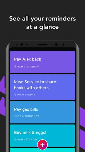 Recall: Create reminders in seconds ⚡️ 4 تصوير الشاشة