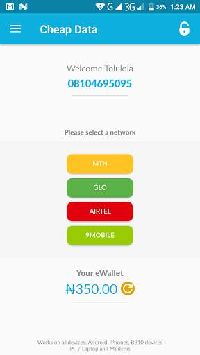 Cheap Data Nigeria скриншот 2