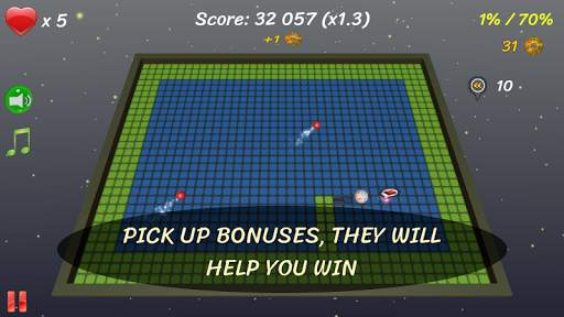 Xonix 3D: classic arcade game screenshot 6