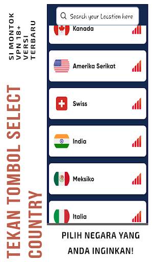 Si Montok VPN 18  Versi Terbaru स्क्रीनशॉट 2