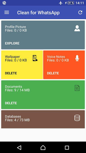 Clean for WhatsApp screenshot 2
