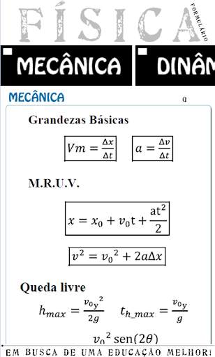 Fórmulas de Física screenshot 2