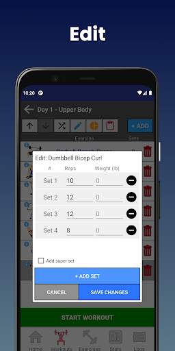 9Gains - Gym Workout Log screenshot 4
