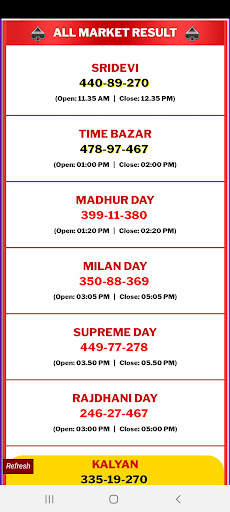 Satta Matka Results screenshot 1