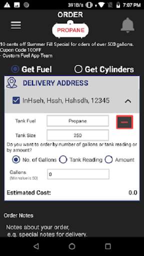 Custom Fuel App screenshot 4