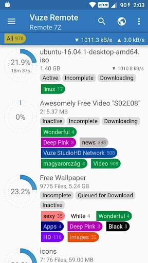 Vuze Remote screenshot 1