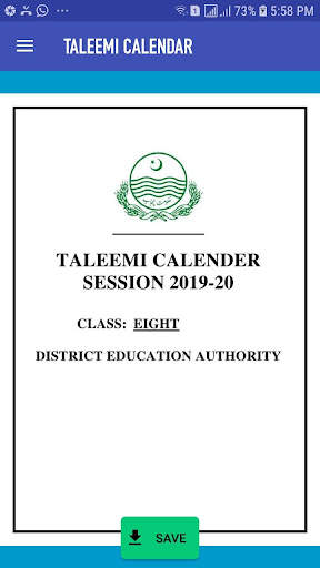 Taleemi Calendar скриншот 4