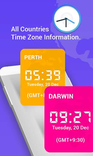 World Clock : All Country Time screenshot 1