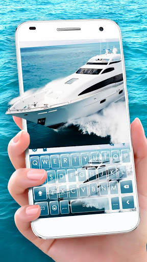 Boat Sea Holiday Keyboard Theme screenshot 1
