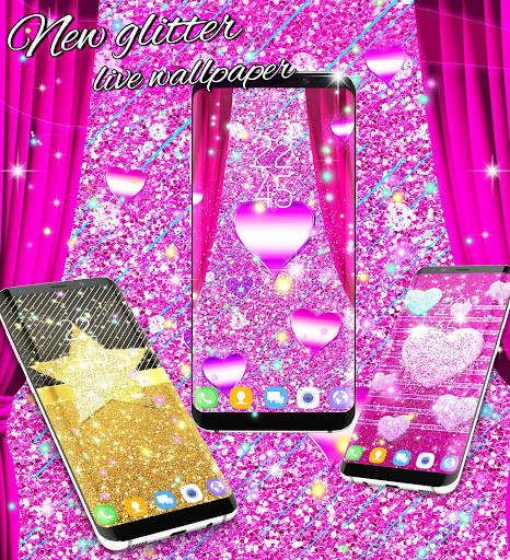 Various glitter live wallpaper screenshot 5