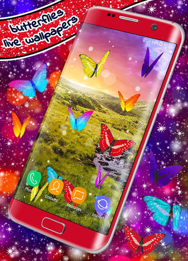 Butterflies Live Wallpaper 🦋 Neon 4K Wallpapers screenshot 8