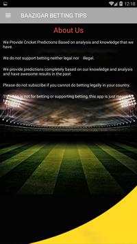 BAAZIGAR CRICKET PREDICTIONS screenshot 2