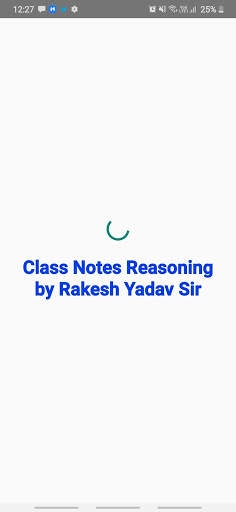 Rakesh Yadav Reasoning class notes screenshot 1