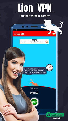 Lion VPN - Free Unlimited & Security VPN Proxy screenshot 3
