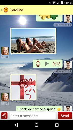 aJoy Messenger screenshot 1