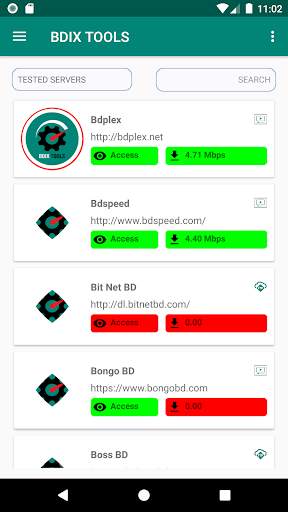 BDIX TOOLS - TV | FTP | MEDIA SERVERS, SPEED TEST screenshot 7