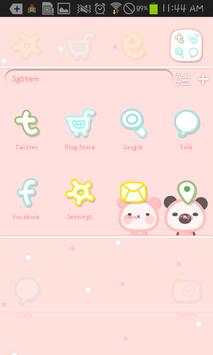 Pink Love go launcher theme screenshot 3