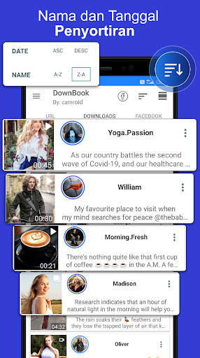 DownBook: Foto & Video Pengunduh untuk Facebook screenshot 7