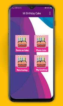Mi Birthday cake screenshot 2