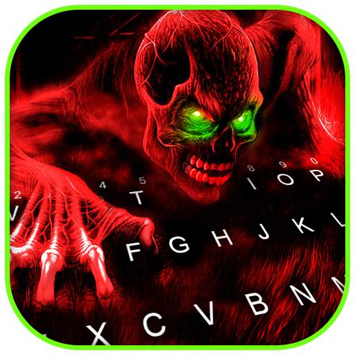 Fundo do Teclado Scary Zombie Skull 1.0