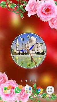 Tajmahal Clock Live Wallpaper screenshot 4