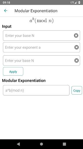 Number Theory Algorithms Solver screenshot 7