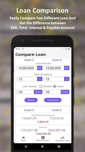Home Loan EMI Calculator screenshot 2