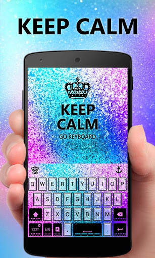 Keep Calm GO Keyboard theme स्क्रीनशॉट 1
