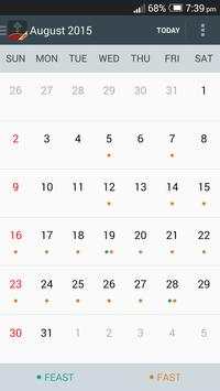 Orthodox Calendar Lite screenshot 2
