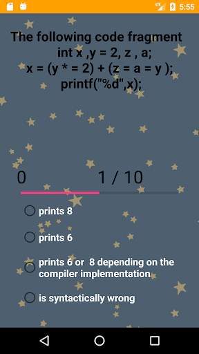 C Programming Quiz скриншот 5
