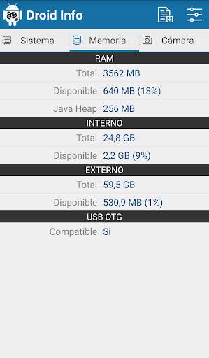 Droid Hardware Info screenshot 4