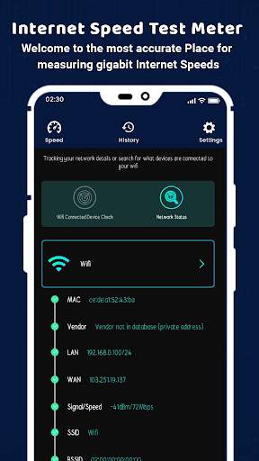 Internet Speed Test : Net Speed Meter screenshot 5