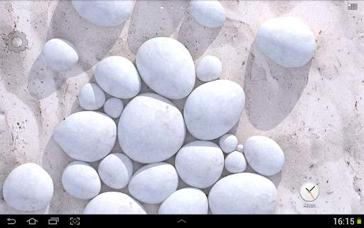 White Pebble Live Wallpaper screenshot 2