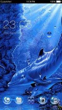 Dolphin Ocean Theme HD screenshot 1