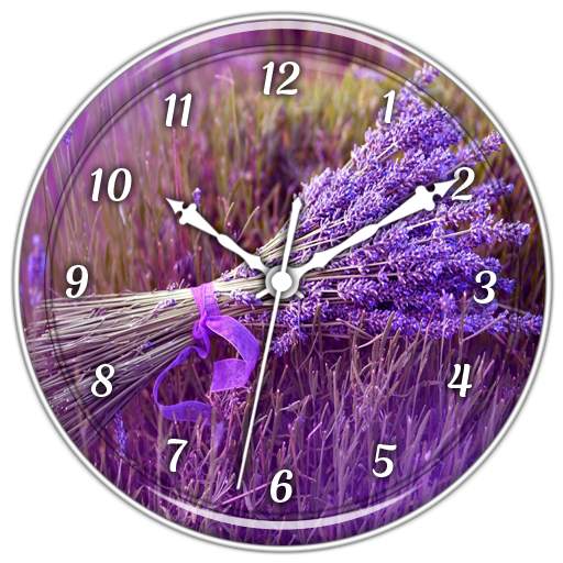 Lavender Clock Live Wallpaper 1.0