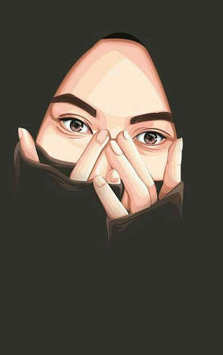 Wallpaper Niqab Kartun 2020 screenshot 4