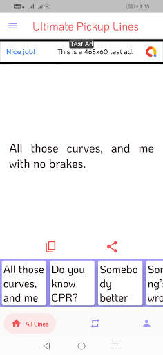 Ultimate Pickup Lines-Flirty, Working, Latest screenshot 1