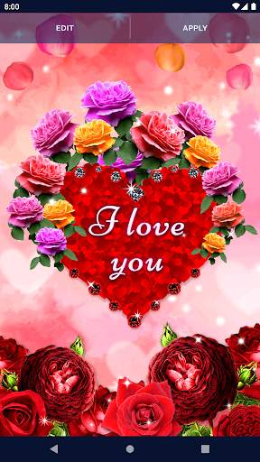 Diamond Hearts Live Wallpaper screenshot 6