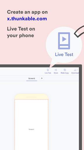 Thunkable Live screenshot 1