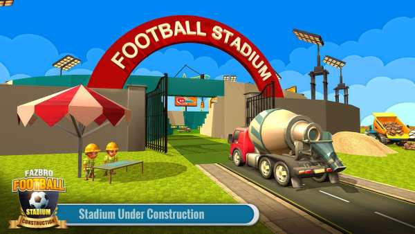Football Stadium Builder Construction Crane Game screenshot 3