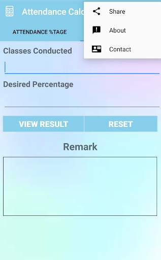 AtnCalc - Attendance Calculator скриншот 4