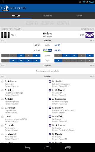 AFL Live Scores - Footy Now screenshot 7