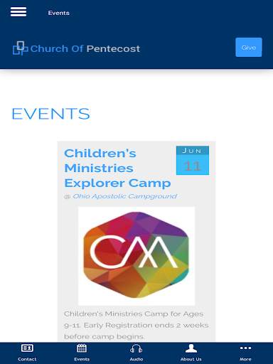 Church of Pentecost Cleveland screenshot 5