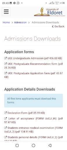 UoE Student App screenshot 6