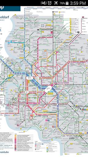 Dusseldorf Metro Map скриншот 2