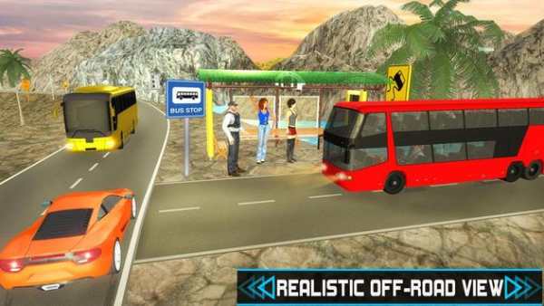 off-road menanjak turis bis sopir sim screenshot 4