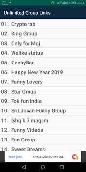 Unlimited Group Join Links for Whatsapp screenshot 2