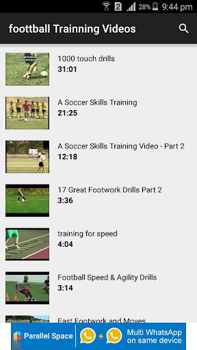 Football Training Videos screenshot 3