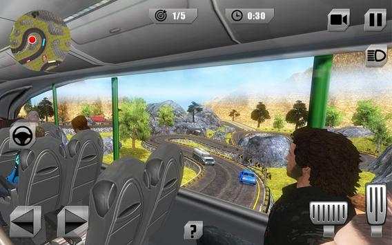 Offroad Bus Simulator 2017:Tourist Coach Bus Drive screenshot 3