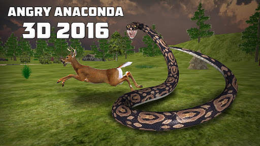 Angry Anaconda 3D 2016 स्क्रीनशॉट 1